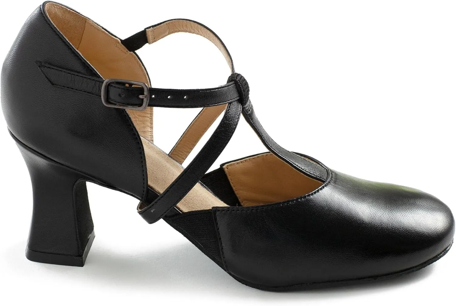 2.5" Heel T-Strap Broadway Cabaret Shoe, Professional Dance Shoes for Womeny- Lola - SD152