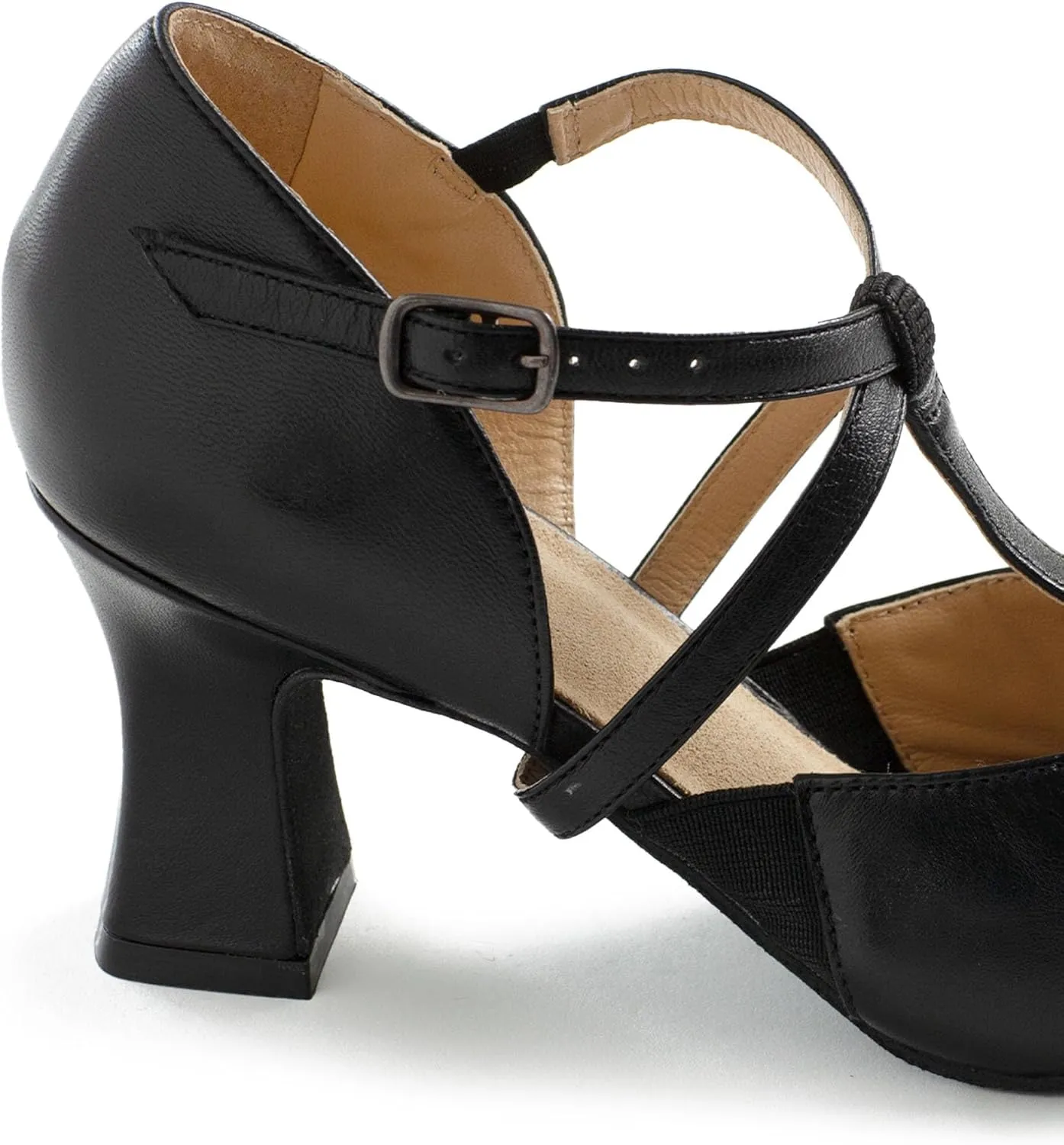 2.5" Heel T-Strap Broadway Cabaret Shoe, Professional Dance Shoes for Womeny- Lola - SD152