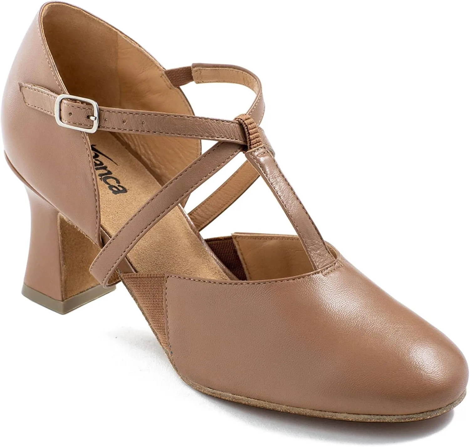 2.5" Heel T-Strap Broadway Cabaret Shoe, Professional Dance Shoes for Womeny- Lola - SD152