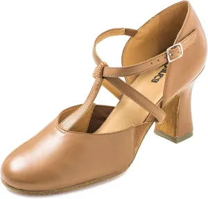 3" Heel T-Strap Broadway Cabaret Shoe, Professional Dance Shoes for Women, Support and Comfort- Roxy - SD153