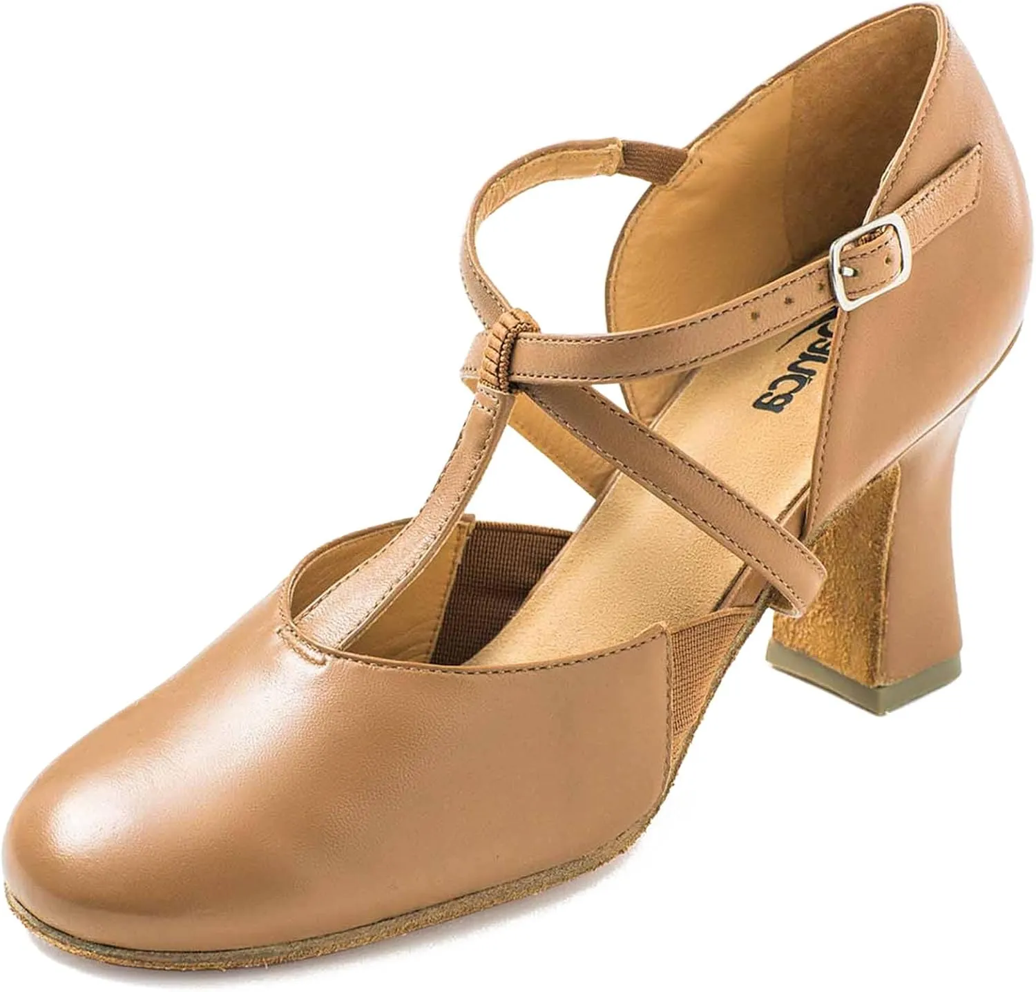3" Heel T-Strap Broadway Cabaret Shoe, Professional Dance Shoes for Women, Support and Comfort- Roxy - SD153