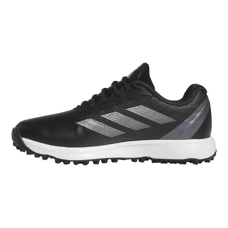 adidas Adizero ZG Spikeless Junior Golf Shoes - Core Black/Silver Metallic/Iron Metallic
