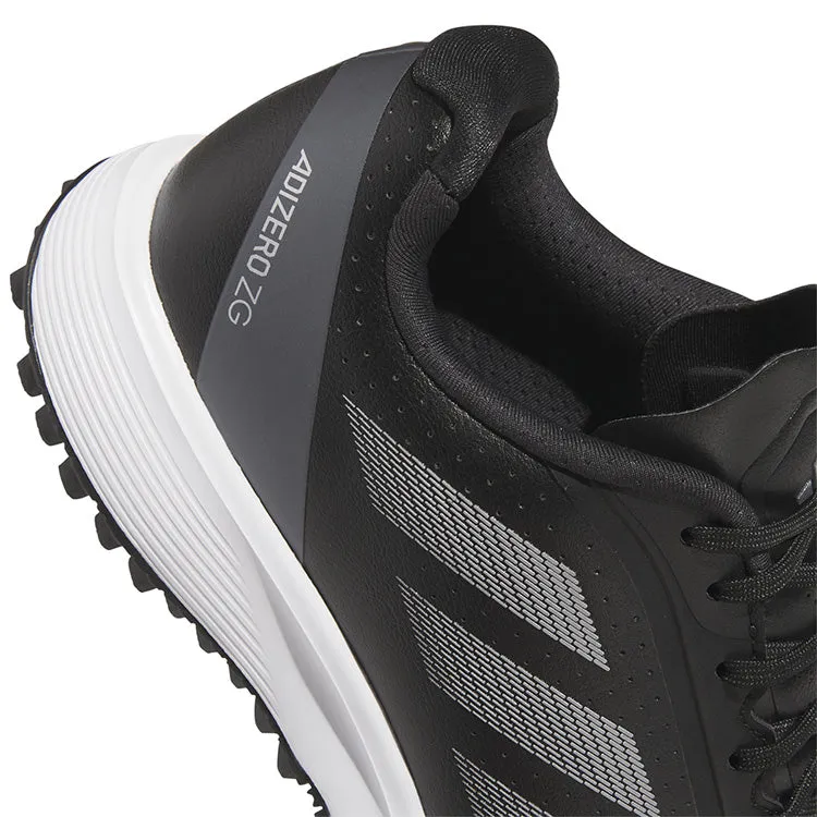 adidas Adizero ZG Spikeless Junior Golf Shoes - Core Black/Silver Metallic/Iron Metallic