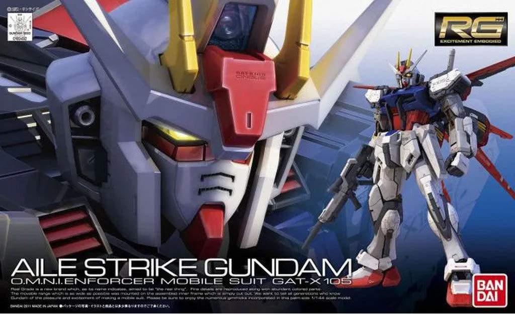 Aile Strike Gundam RG Model Kit - Gundam SEED