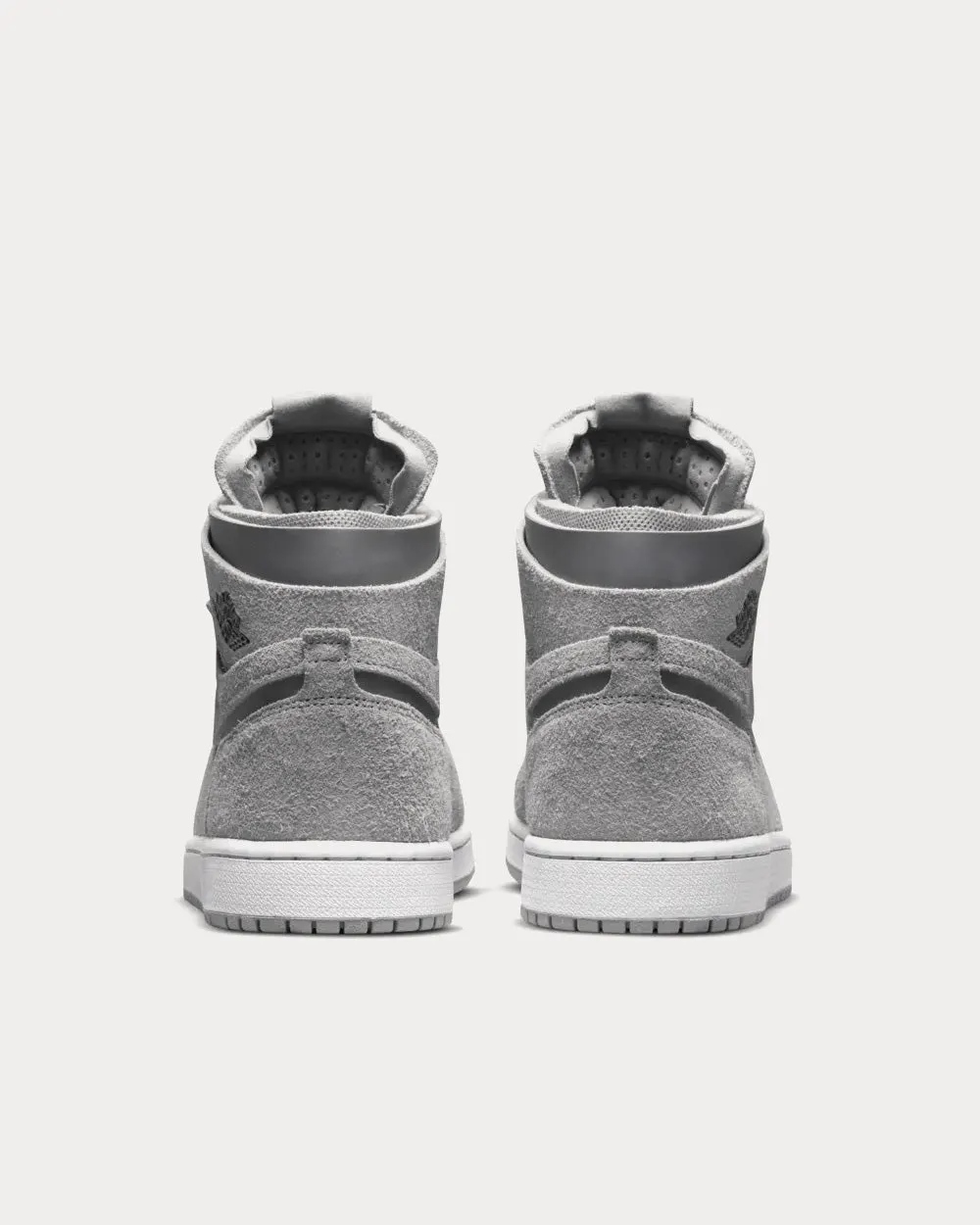 Air Jordan 1 Zoom Air CMFT Medium Grey High Top Sneakers