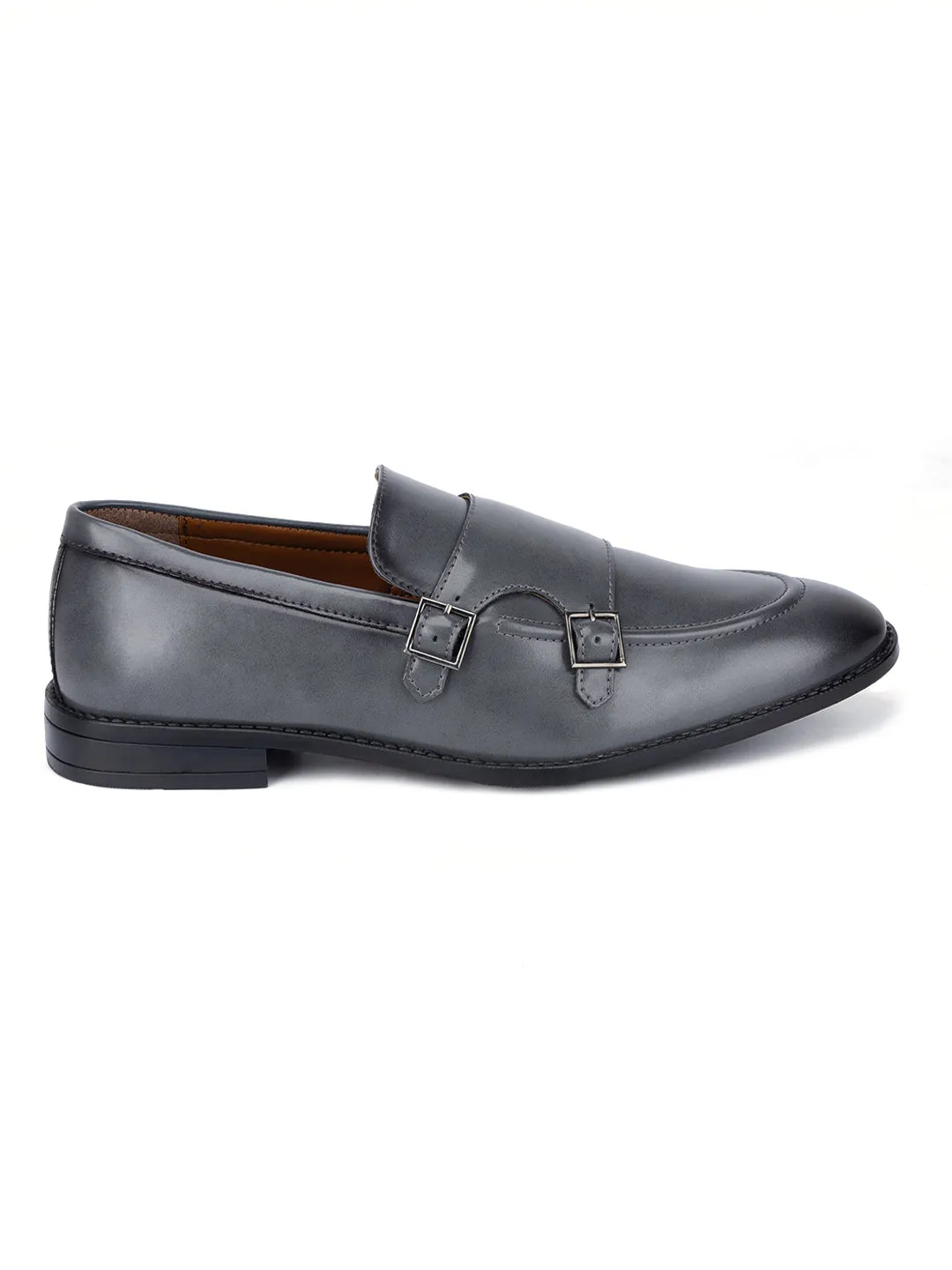 Ash Grey Handcrafted Slipon Style Comfortable Monks