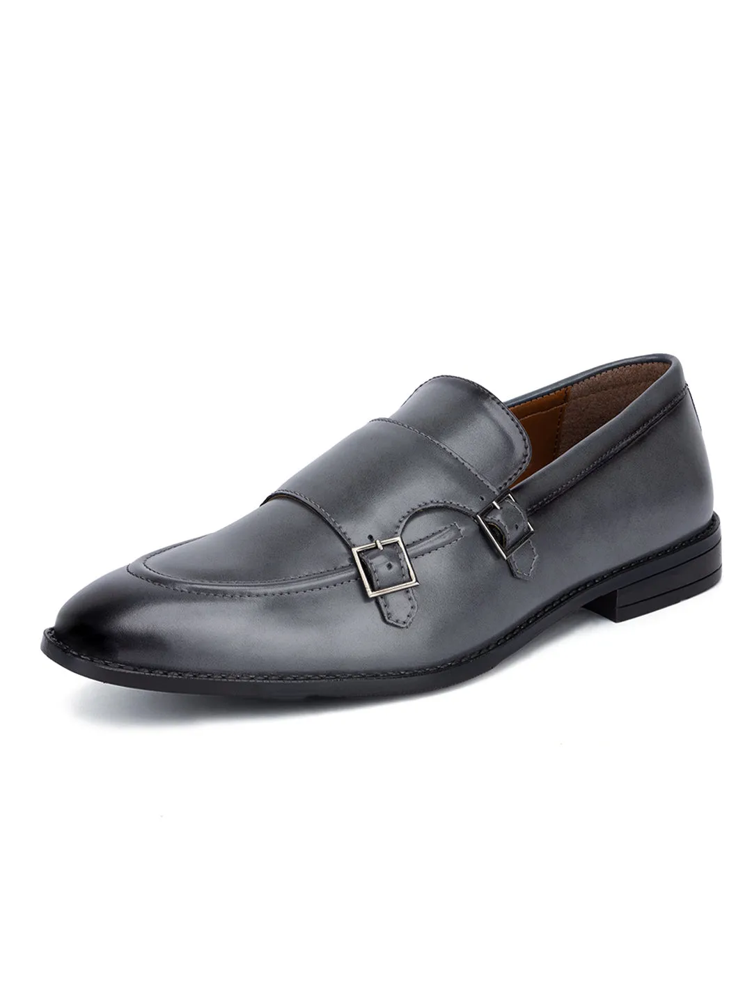 Ash Grey Handcrafted Slipon Style Comfortable Monks