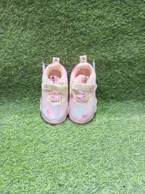 Baby Girl Shoes In Pink Color With Lights