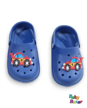Baby Girl Slippers Sandal In Car Design Blue Color