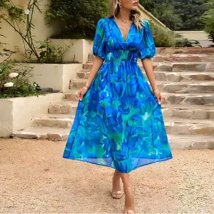 Blessie  Floral Print Maxi Dress