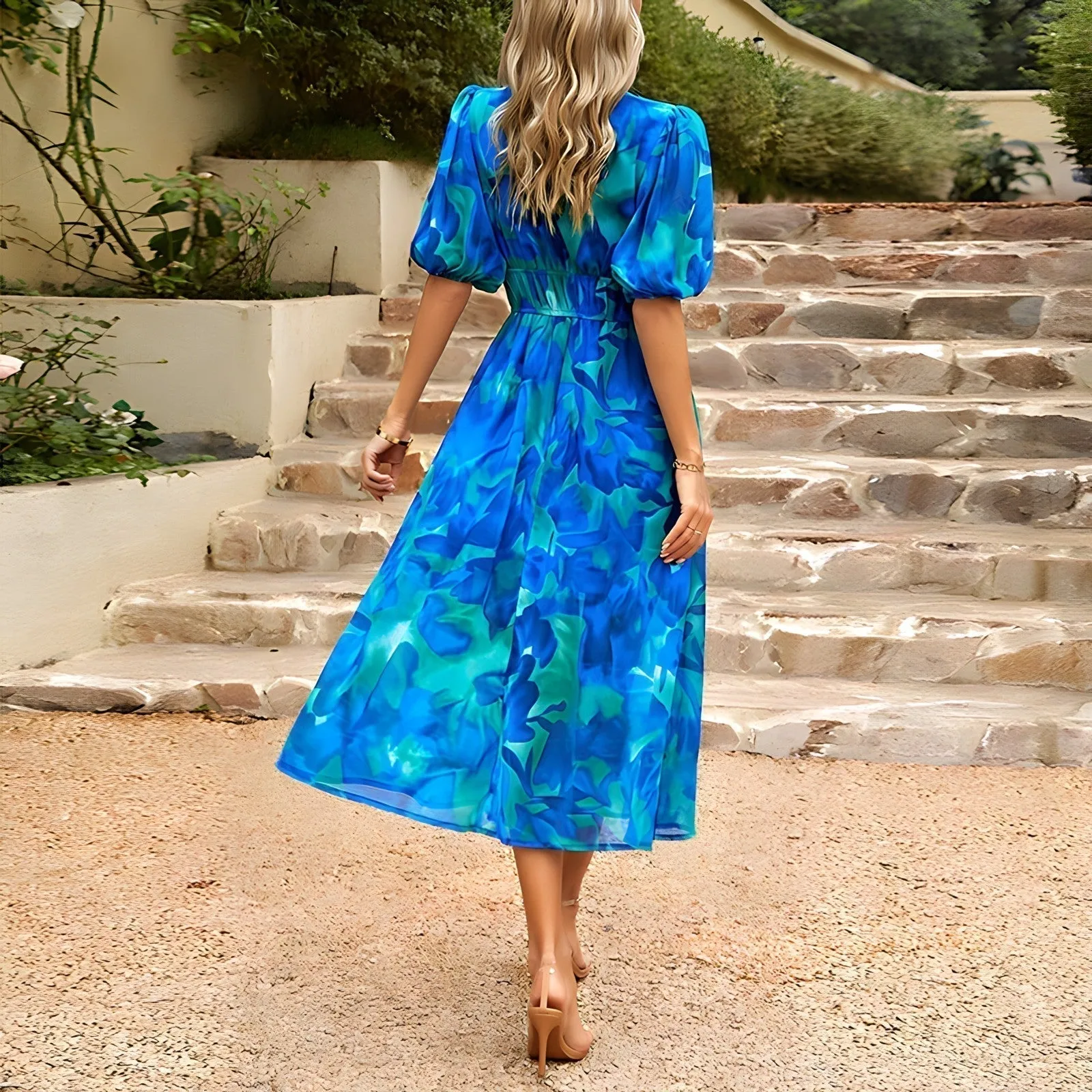 Blessie  Floral Print Maxi Dress