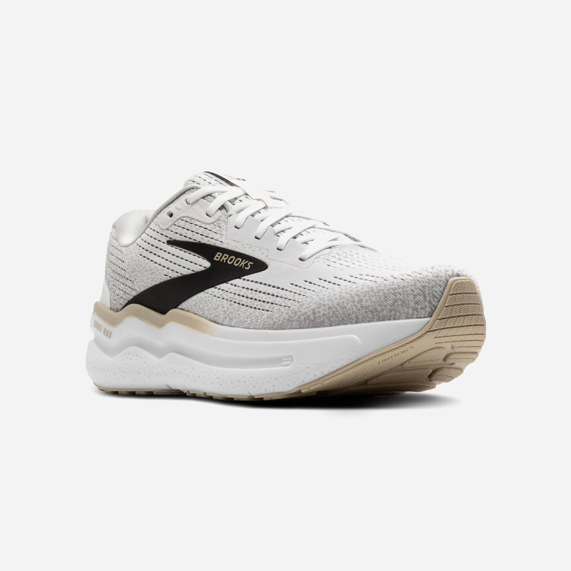 Brooks Ghost Max 2 White Pelican Oyster