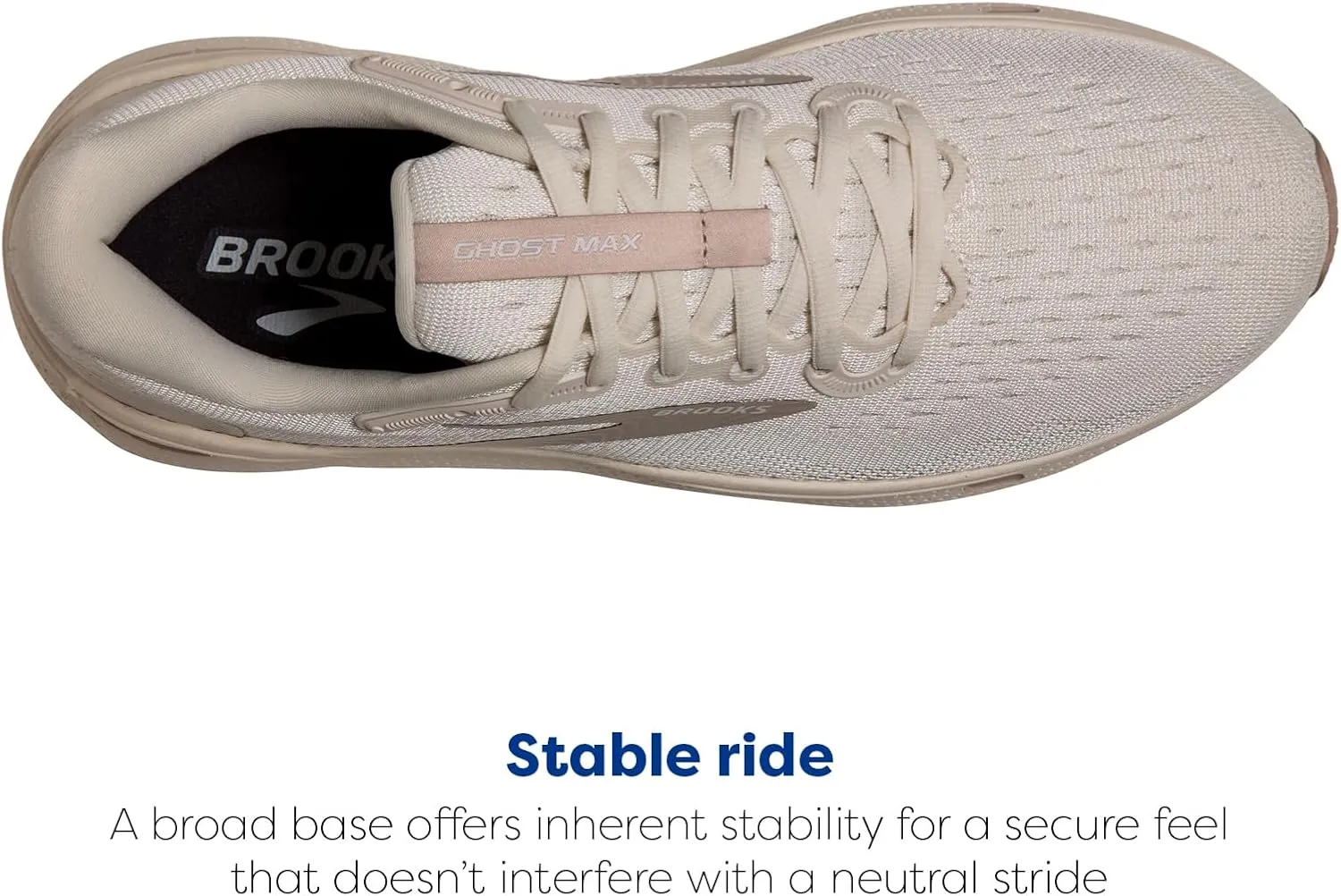Brooks Mens Ghost Max Cushion Neutral Running & Walking Shoe