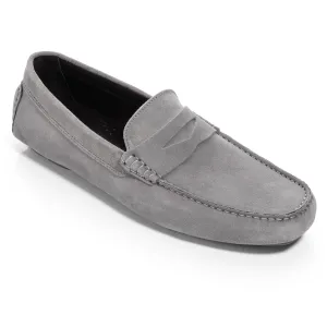Burton Light Grey Suede Driving Shoe