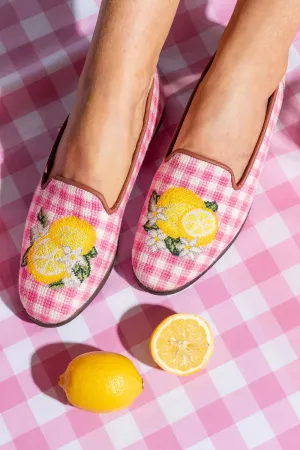 BY PAIGE - NEEDLEPOINT LOAFER IN LEMON