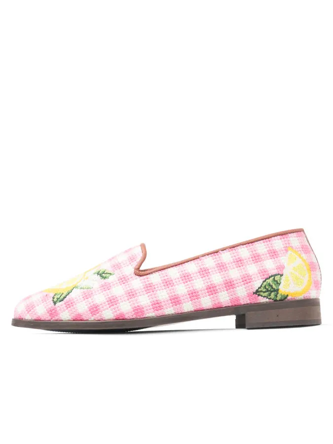 BY PAIGE - NEEDLEPOINT LOAFER IN LEMON
