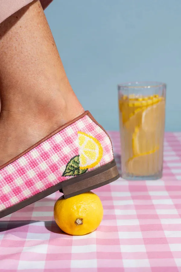 BY PAIGE - NEEDLEPOINT LOAFER IN LEMON