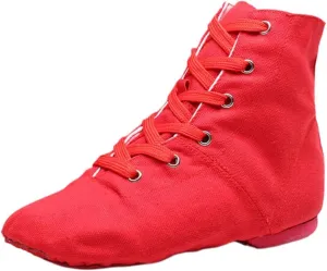 Canvas Jazz Dancing Sneakers Ballet Dance Boots for Girls Boys Jazz Boots for Girls Black Jazz Shoes Kids Boot