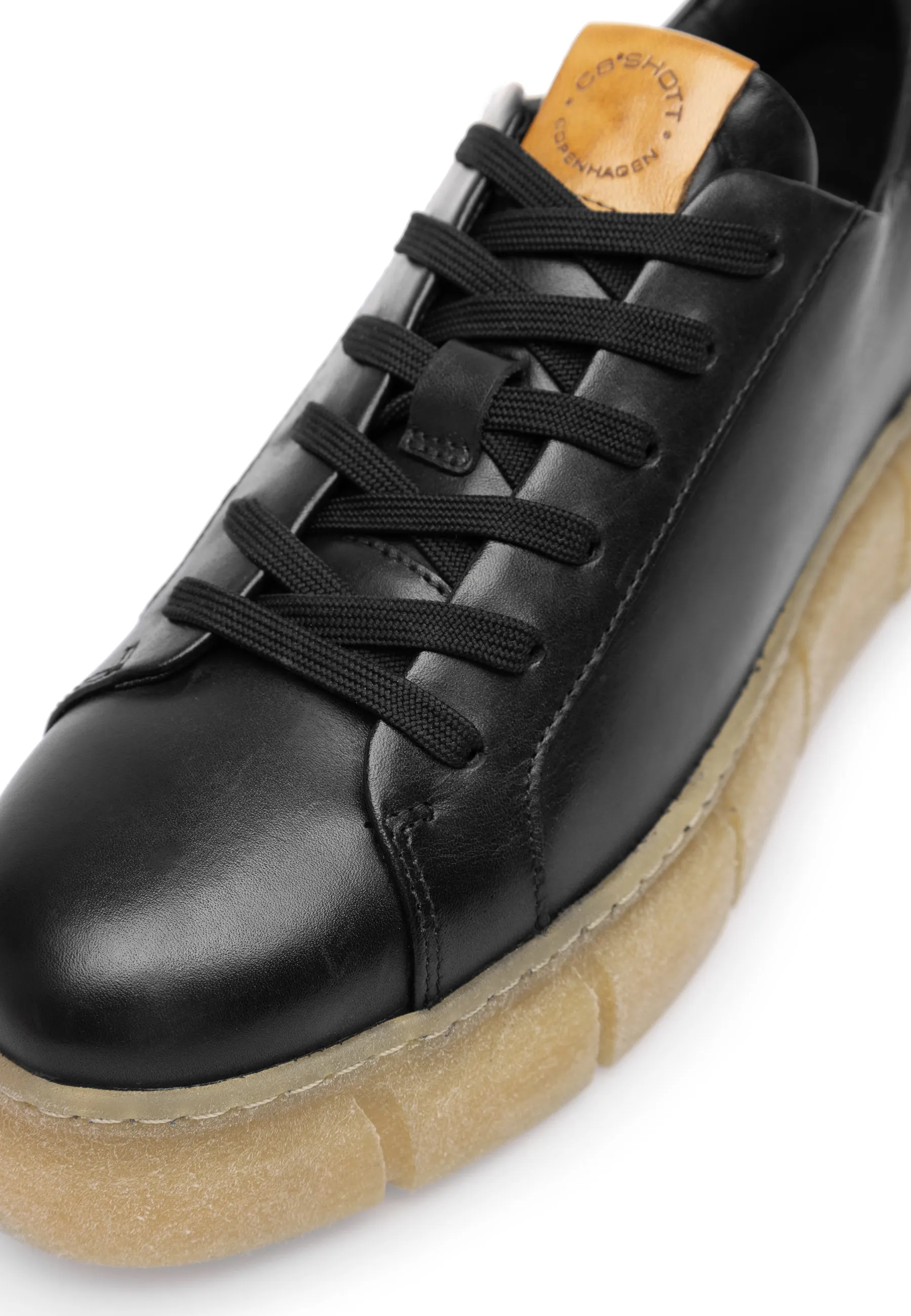 CASFLORA Long Lace Shoe Leather