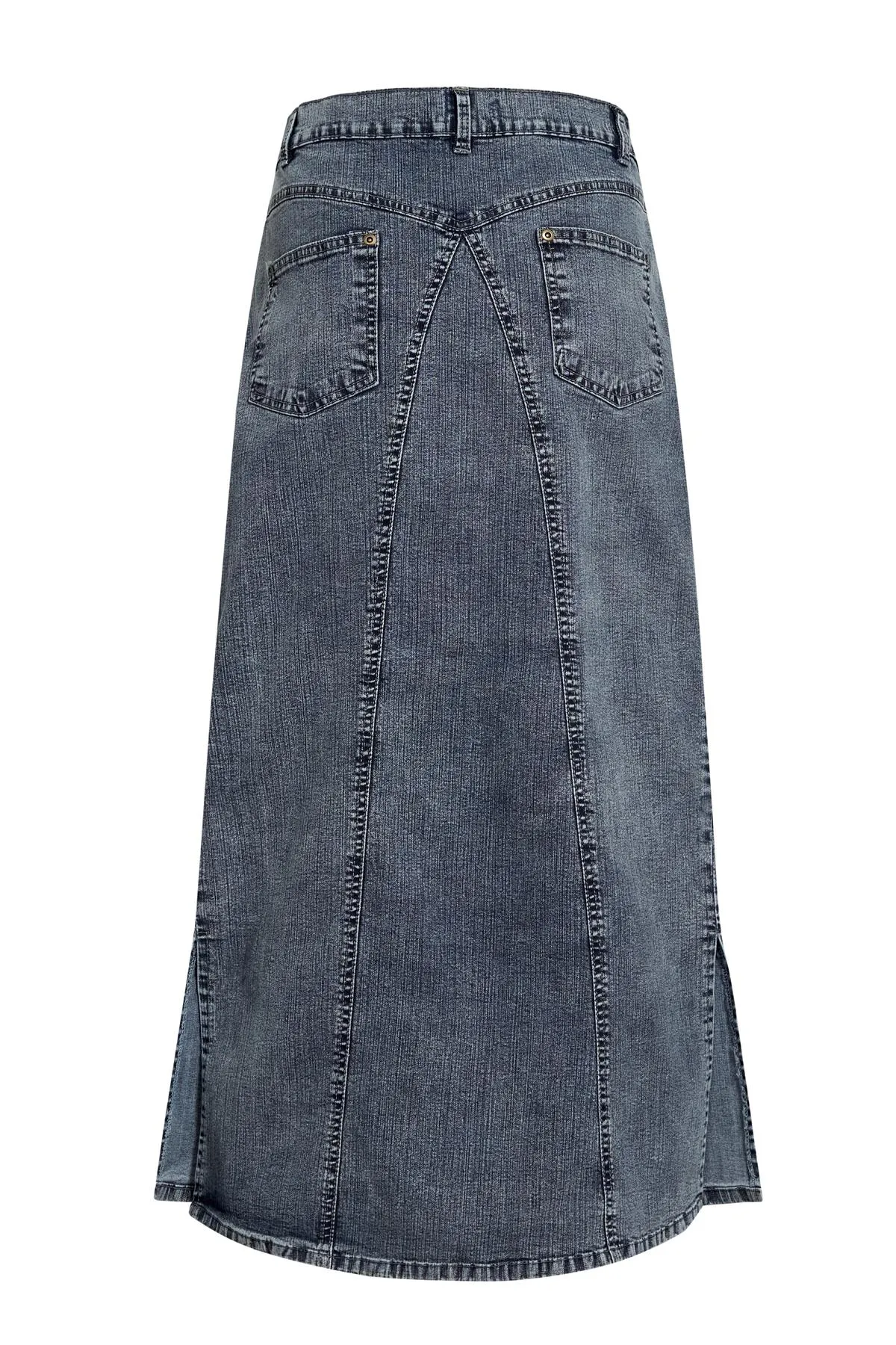 Clove Jeans Women's Maxi Skirts Long Stretch Denim Plus Size Pencil Skirt 12-24