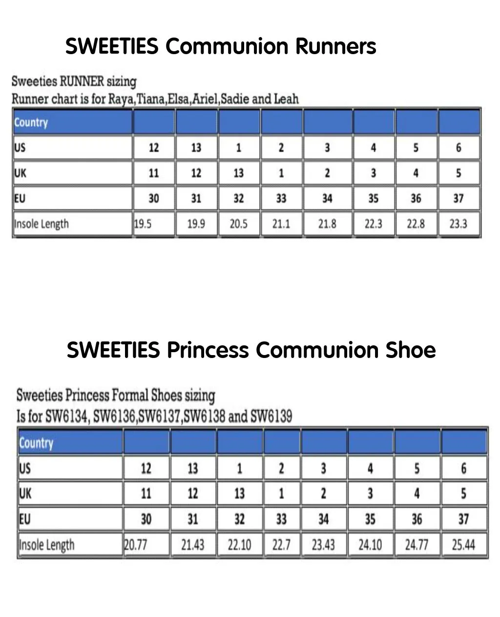Communion High - Top Runner by Sweetie Pie - SADIE