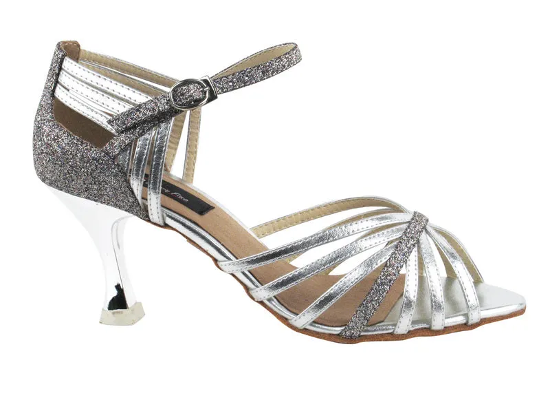 Competitive Dancer Series- Silver Stardust Dance Sandal