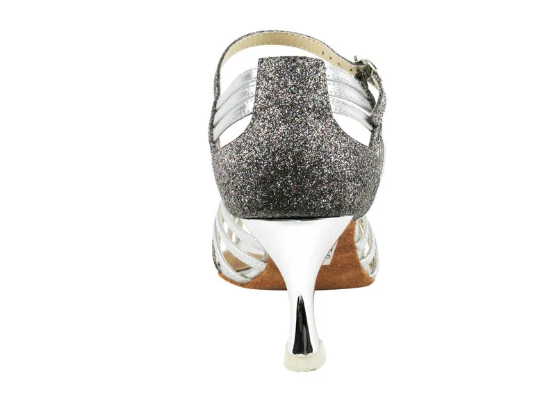 Competitive Dancer Series- Silver Stardust Dance Sandal