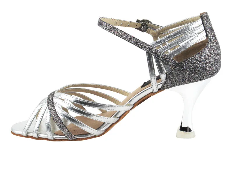 Competitive Dancer Series- Silver Stardust Dance Sandal