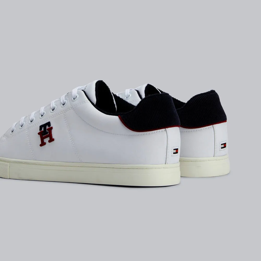 Core Vulc Varsity Monogram Sneakers - White