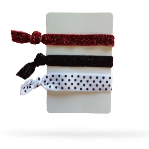 Dalmation Dots Pack of 3 Hair Ties