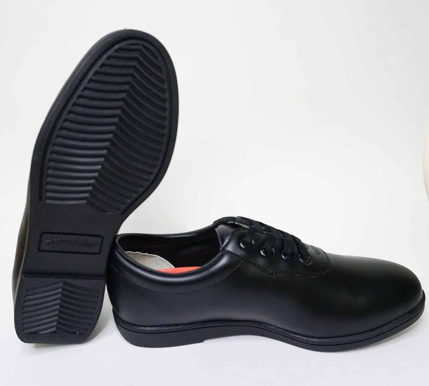 DINKLES Men's Glide Marching Band Shoes, Comfortable (Wide Width) Black