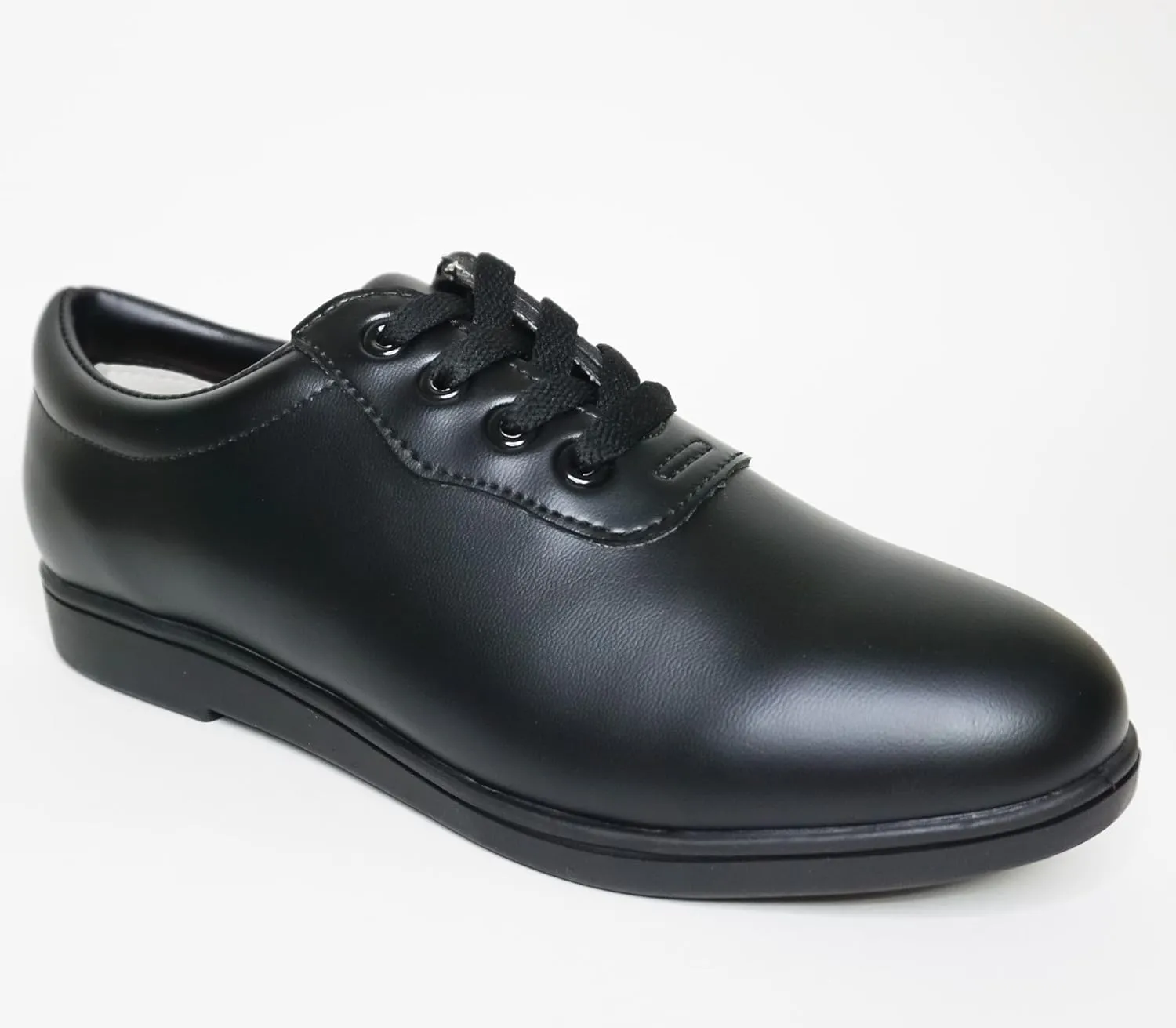 DINKLES Men's Glide Marching Band Shoes, Comfortable (Wide Width) Black