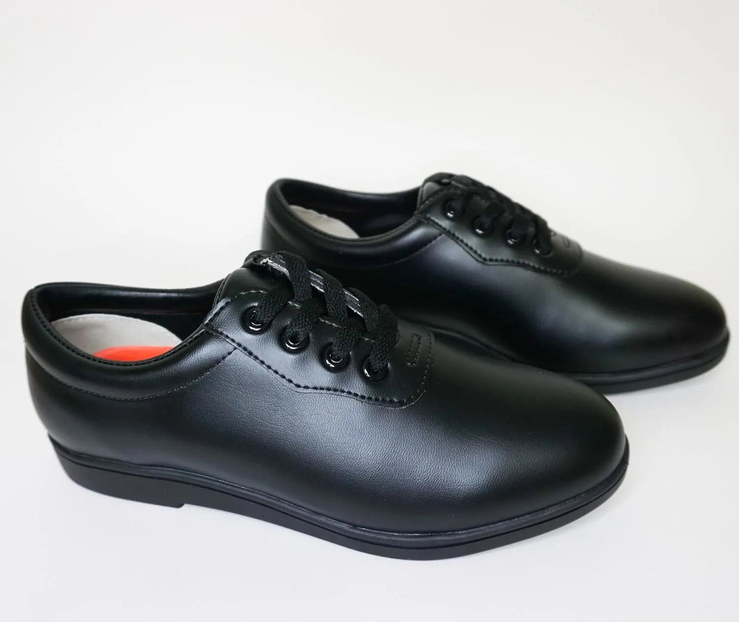DINKLES Men's Glide Marching Band Shoes, Comfortable (Wide Width) Black
