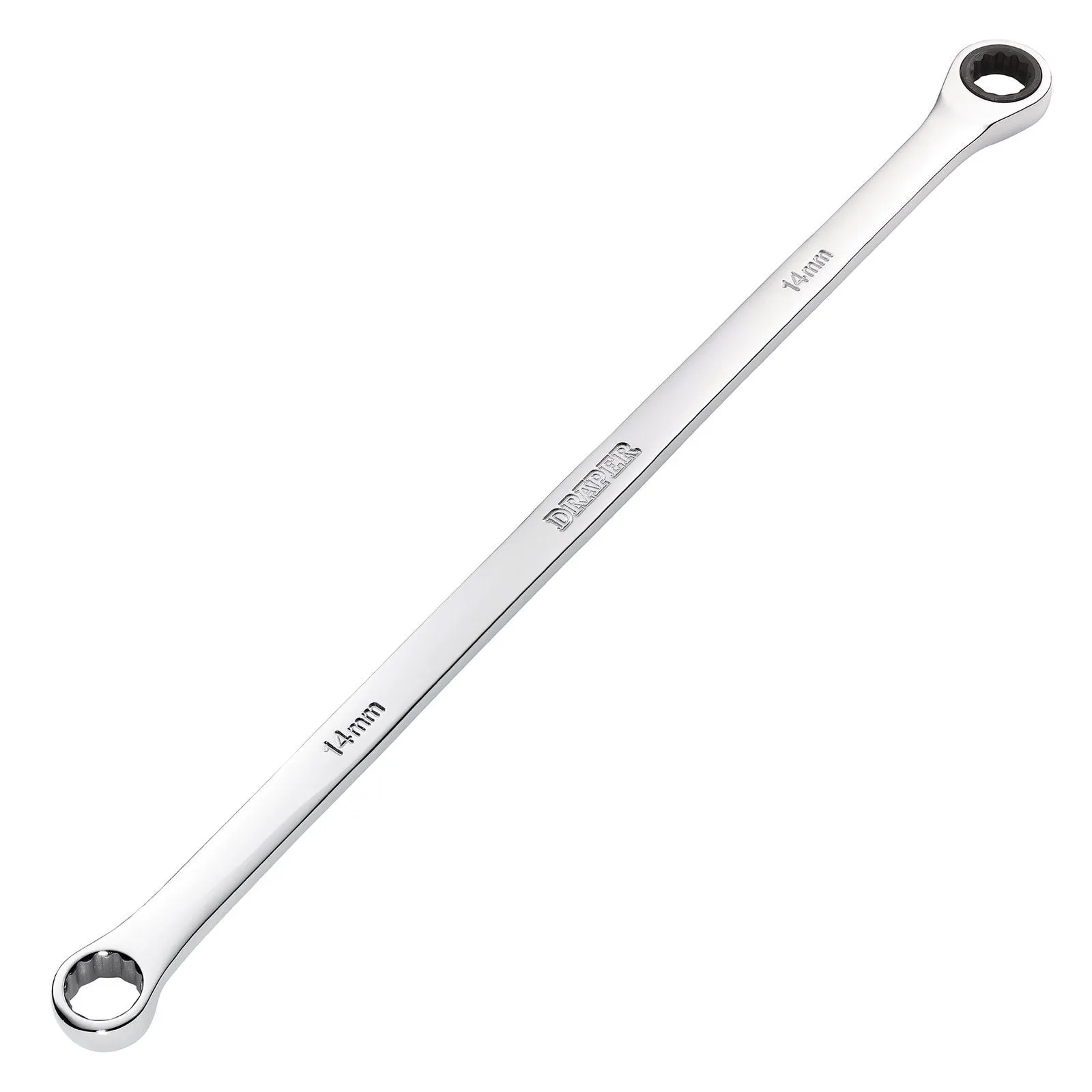 Draper Hi-Torq® Metric Extra-Long Double Ring Ratchet Spanner, 14mm - 8231BSXLMM