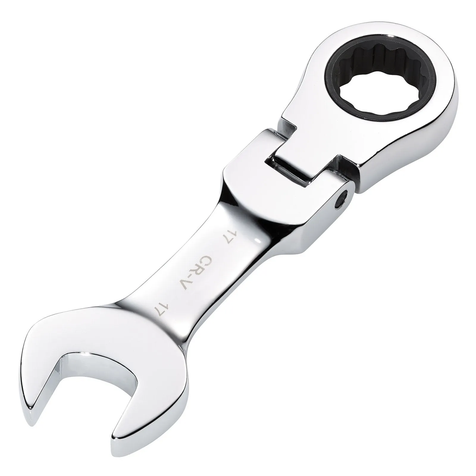 Draper Hi-Torq® Metric Stubby Flexible Head Ratchet Combination Spanner, 17mm - 8230FMMBS