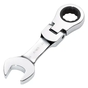 Draper Hi-Torq® Metric Stubby Flexible Head Ratchet Combination Spanner, 17mm - 8230FMMBS