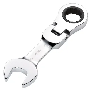 Draper Hi-Torq® Metric Stubby Flexible Head Ratchet Combination Spanner, 18mm - 8230FMMBS