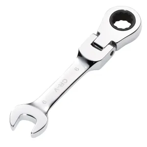 Draper Hi-Torq® Metric Stubby Flexible Head Ratchet Combination Spanner, 9mm - 8230FMMBS