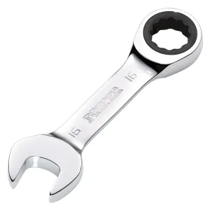 Draper Hi-Torq® Metric Stubby Ratchet Combination Spanner, 16mm - 8230MMS