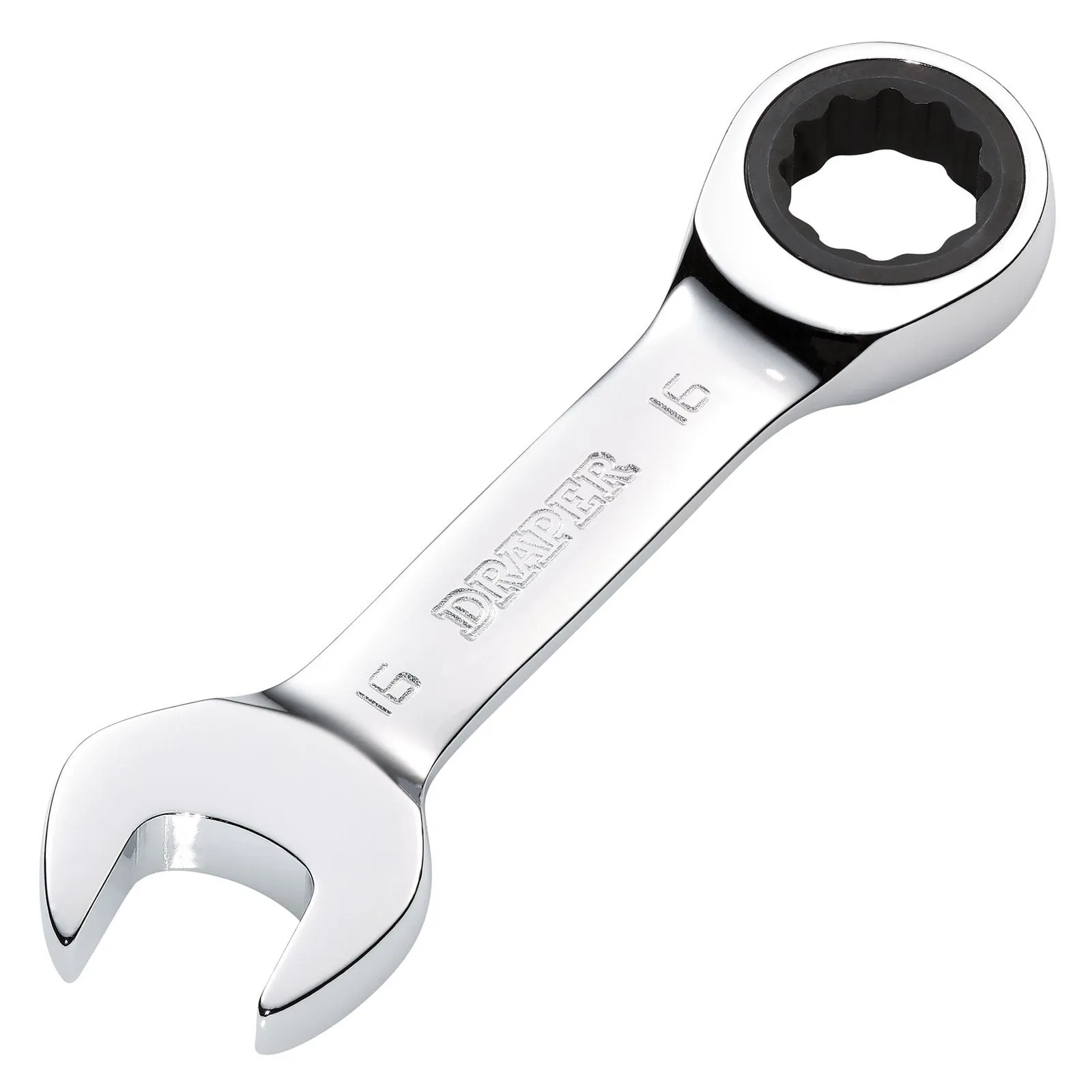 Draper Hi-Torq® Metric Stubby Ratchet Combination Spanner, 16mm - 8230MMS