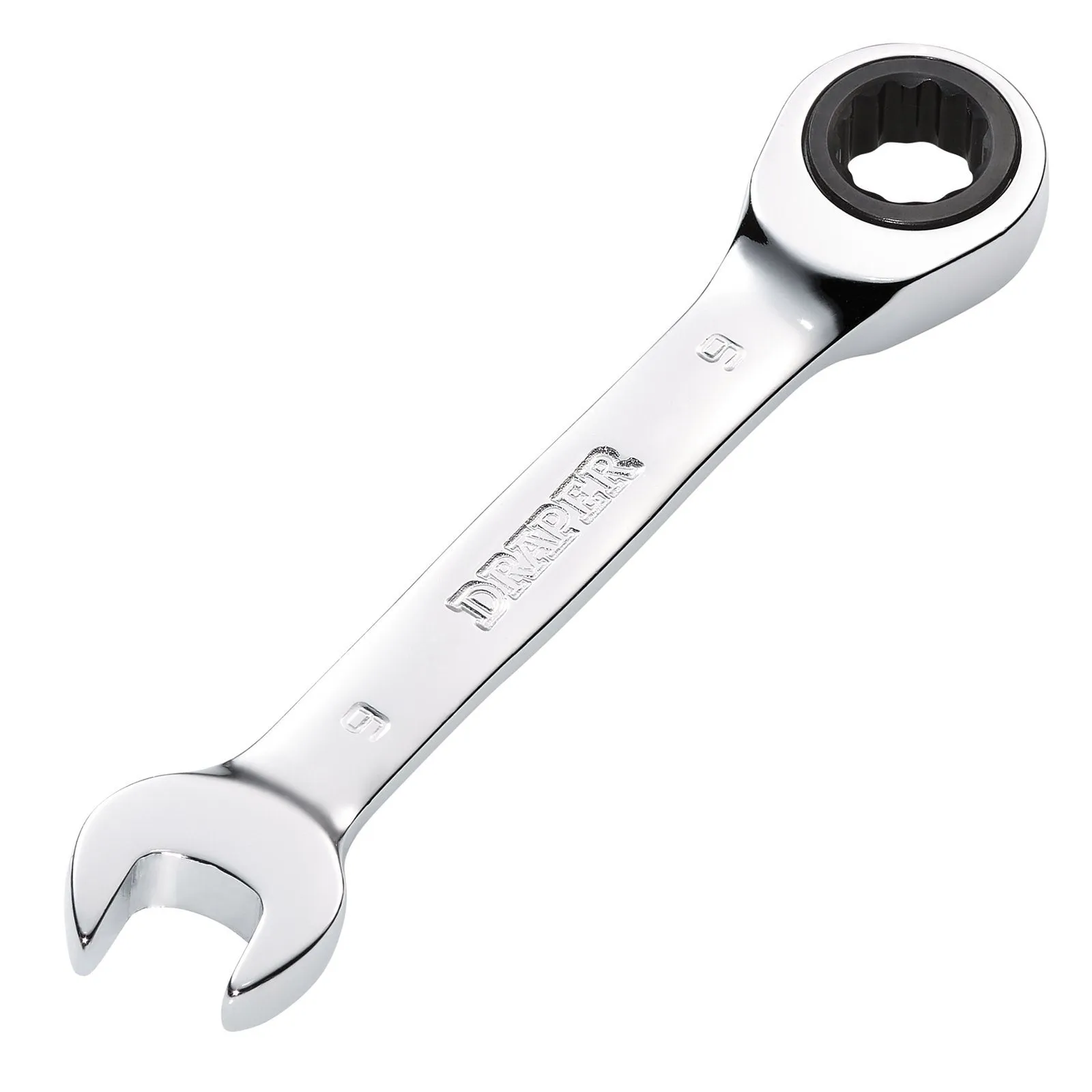 Draper Hi-Torq® Metric Stubby Ratchet Combination Spanner, 9mm - 8230MMS
