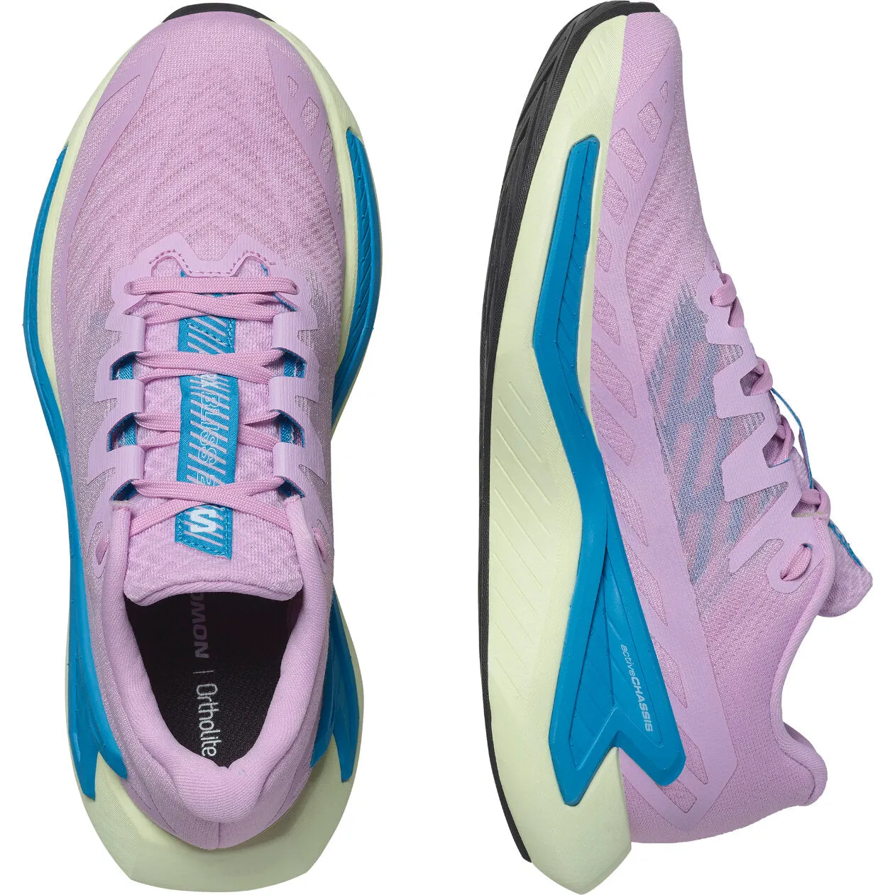 DRX BLISS 2 Women Road Running Shoes in Orchib/Diva Blue/Lim