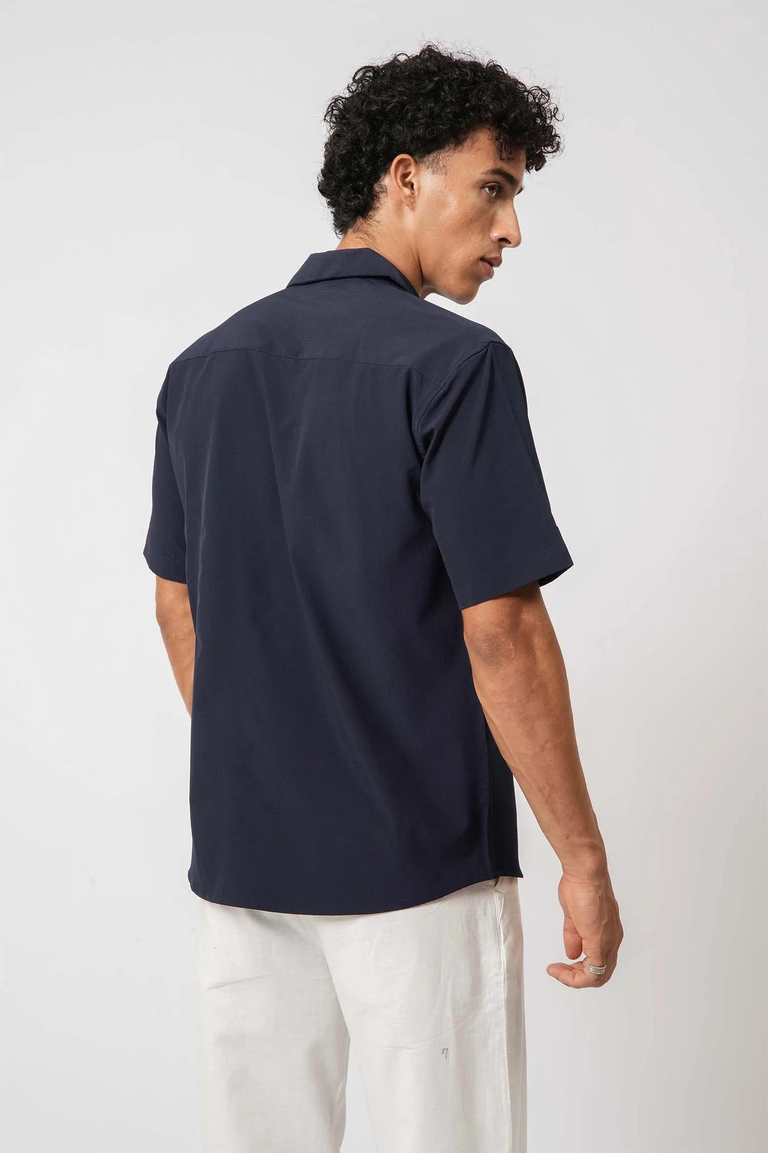 Embroidered Wolf Ripstop Shirt
