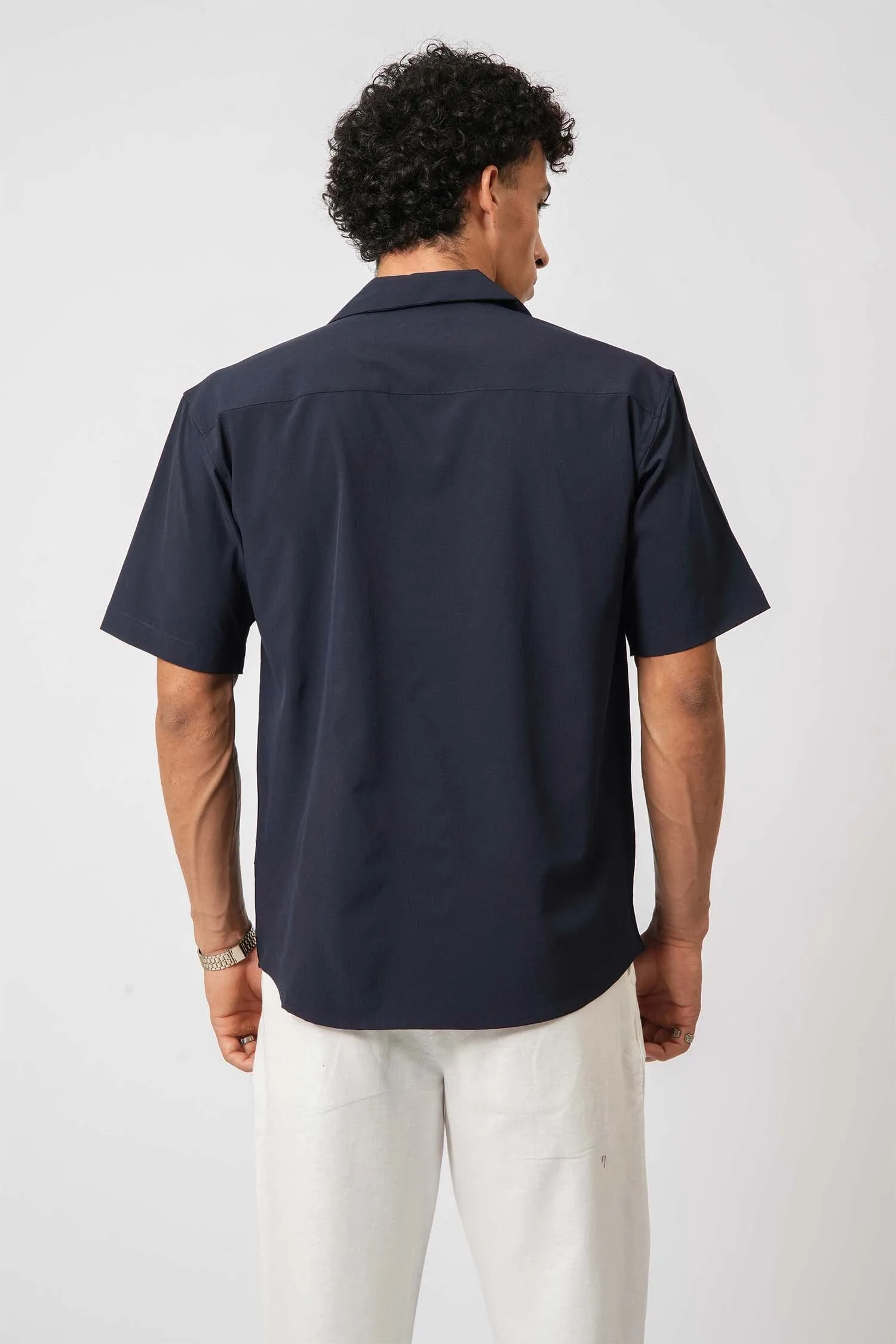 Embroidered Wolf Ripstop Shirt