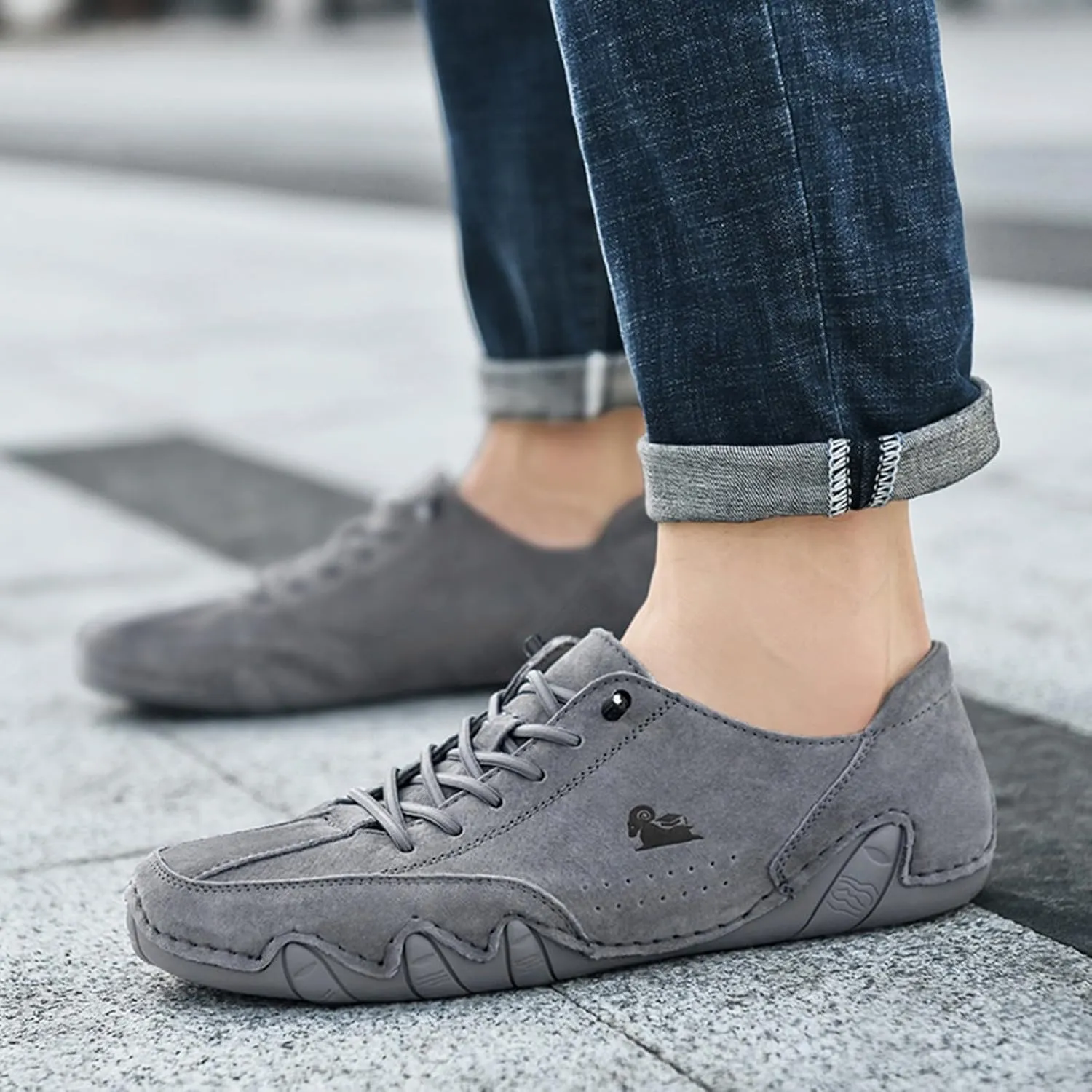 Fashion Orthopedic Sneakers for Men Breathable Elastic Fly Woven Mesh Sneaker Arch Support Sports Shoes for Men