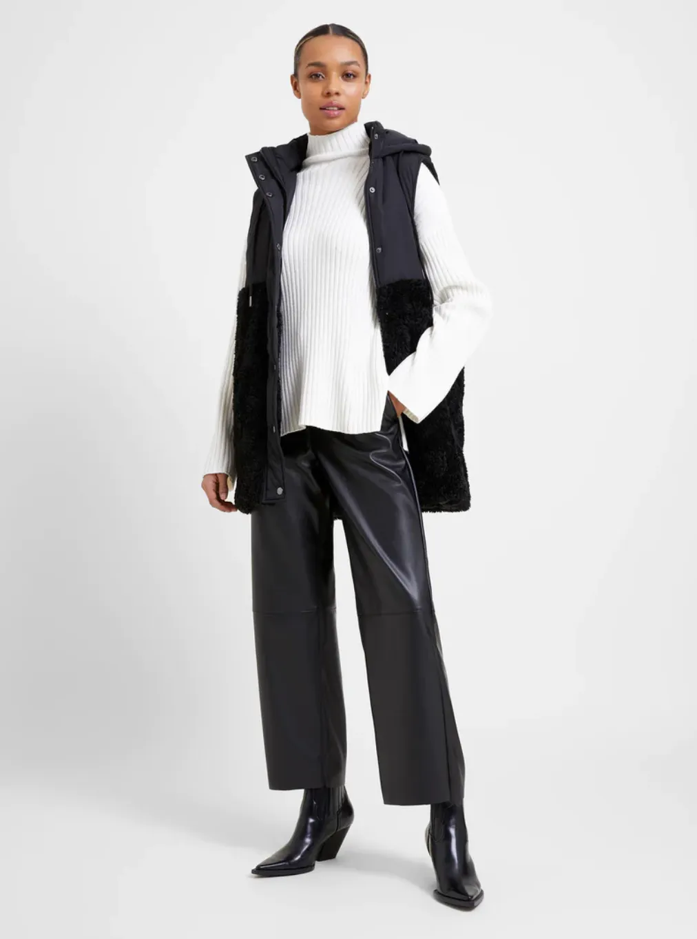 Faux Leather Trousers