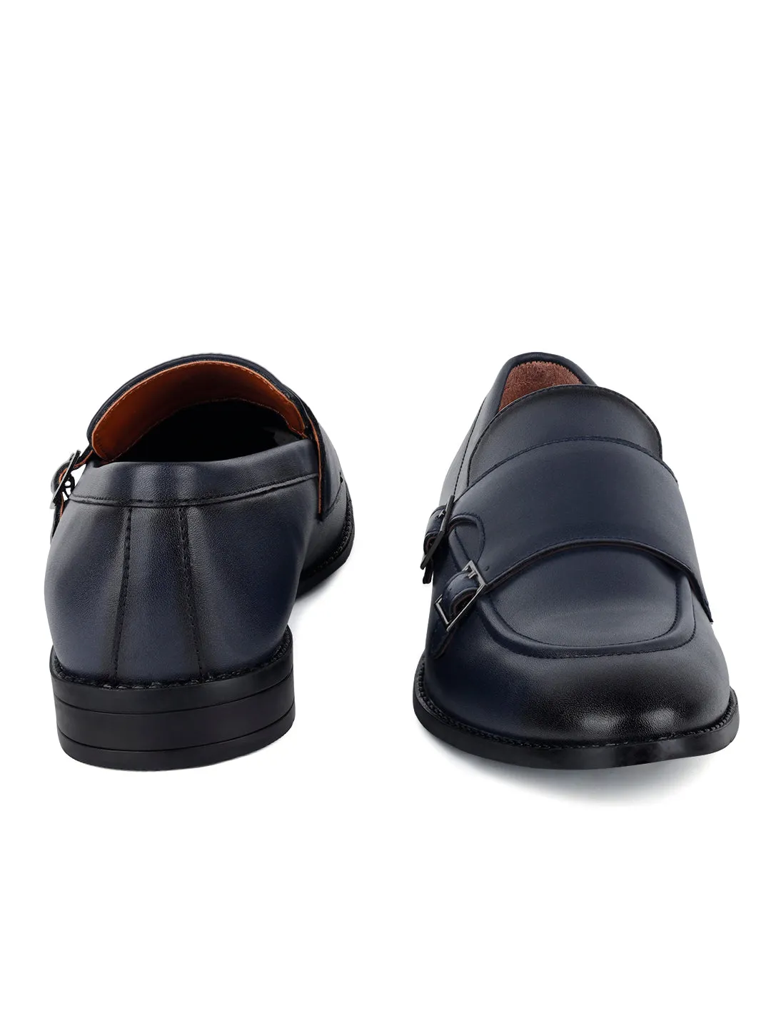 Federal Blue Handcrafted Slipon Style Comfortable Monks