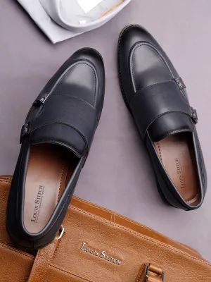 Federal Blue Handcrafted Slipon Style Comfortable Monks