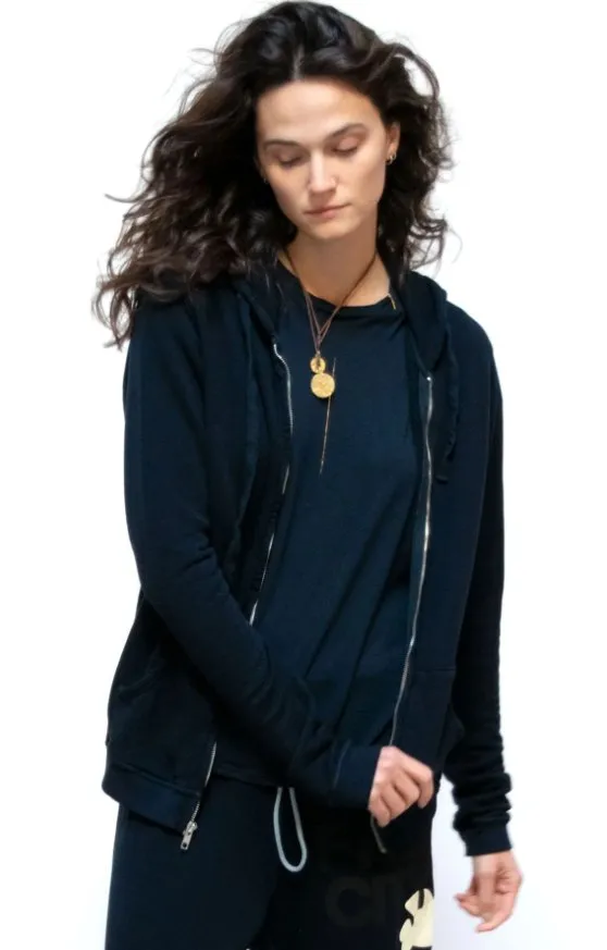 freecity Superfluff Lux Zip Hoodie - Deepspace/Cream