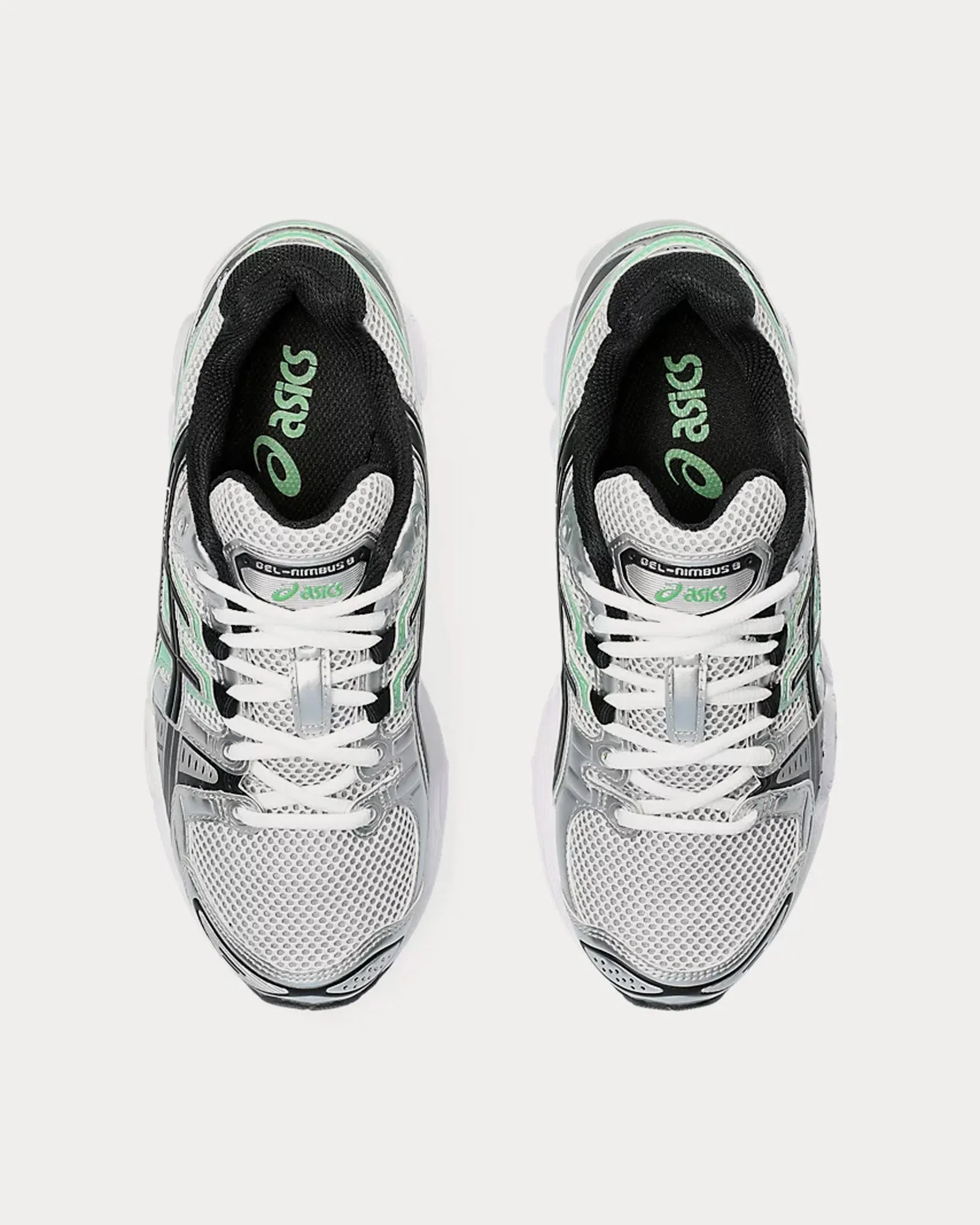 Gel-Nimbus 9 White / Bamboo Low Top Sneakers